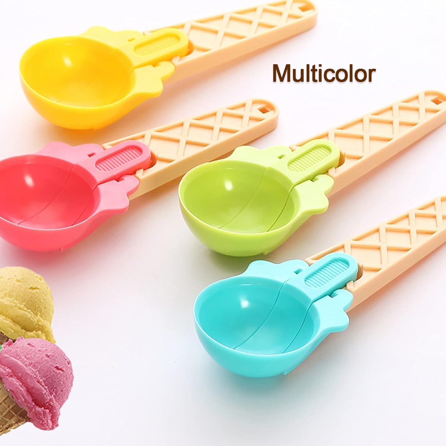 5509 Ice Cream Spoons 2pcs Plastic Water Melon Scoopers with Trigger Dipper and Adults for Summer Party Ice Cream Scoop, Food Serving Spoon Kitchen Tools Ice Cream Digging Spoon Household Spoons Cupcake Spoons Aps Fruit Ball Player (2 Pc) 5509 Ice Cream Spoons 2pcs Plastic Water Melon Scoopers with Trigger Dipper and Adults for Summer Party Ice Cream Scoop, Food Serving Spoon Kitchen Tools Ice Cream Digging Spoon Household Spoons Cupcake Spoons Aps Fruit Ball Player (2 Pc)